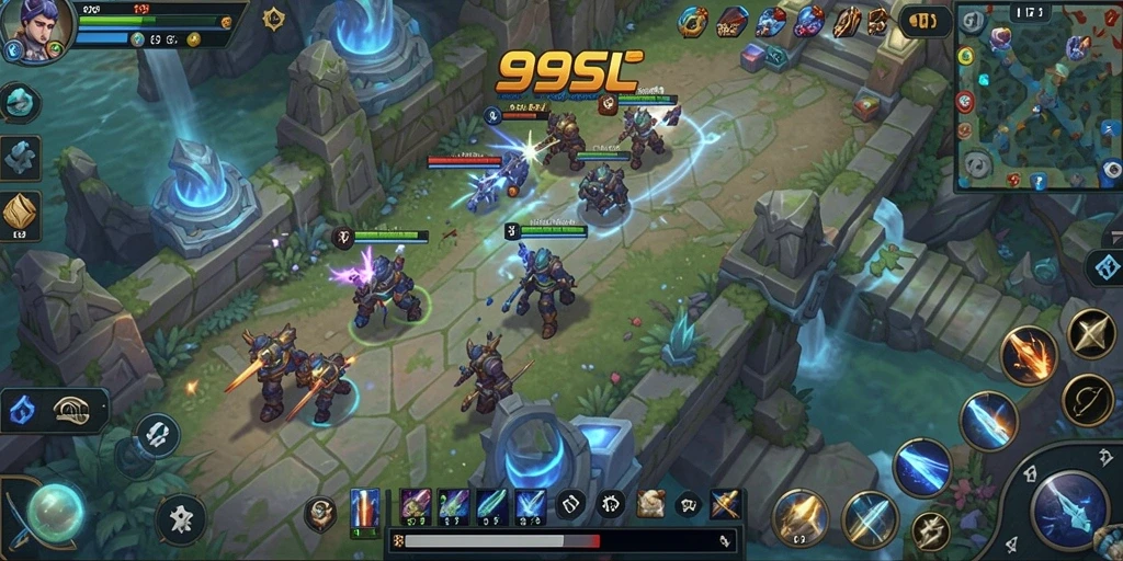Tampilan gameplay 99SL dengan strategi dan pertempuran yang mendebarkan.