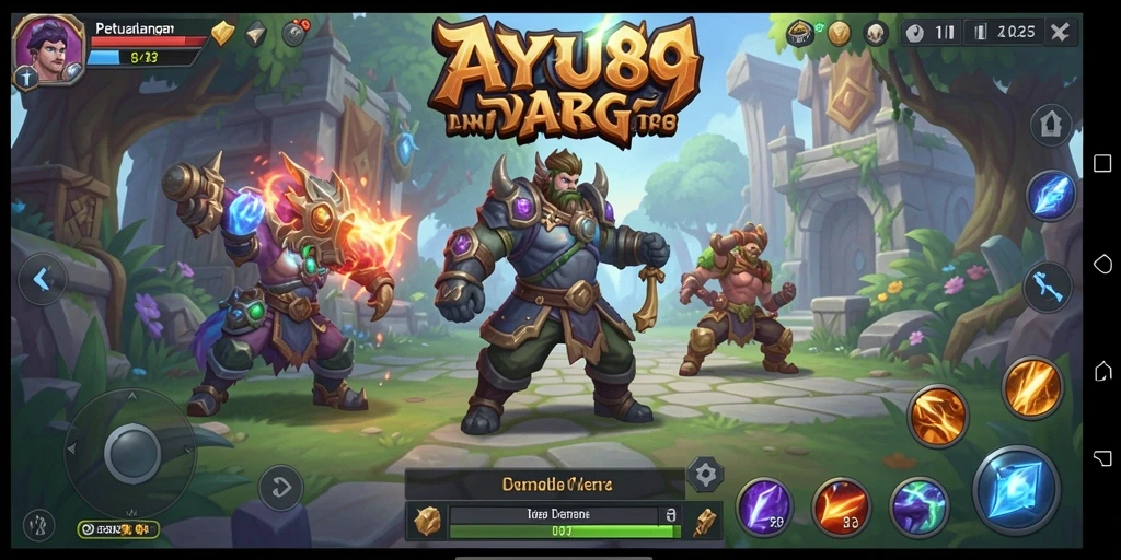 Tampilan gameplay AYU89 yang mendebarkan dalam aksi ARPG.