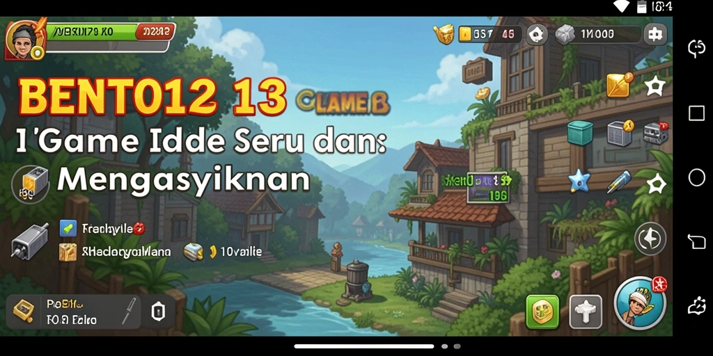 Tampilan gameplay BENTO123 yang menarik dan penuh warna.
