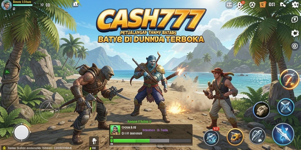 Menampilkan gameplay menakjubkan dari dunia terbuka CASH777.