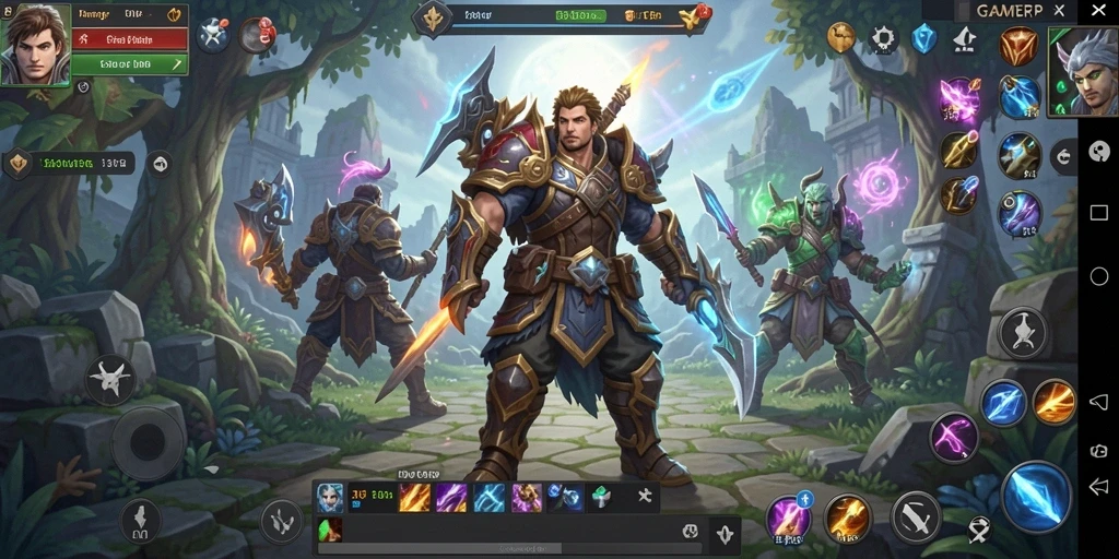 Tangkapan layar GAMERP menampilkan pertarungan seru di arena ARPG.