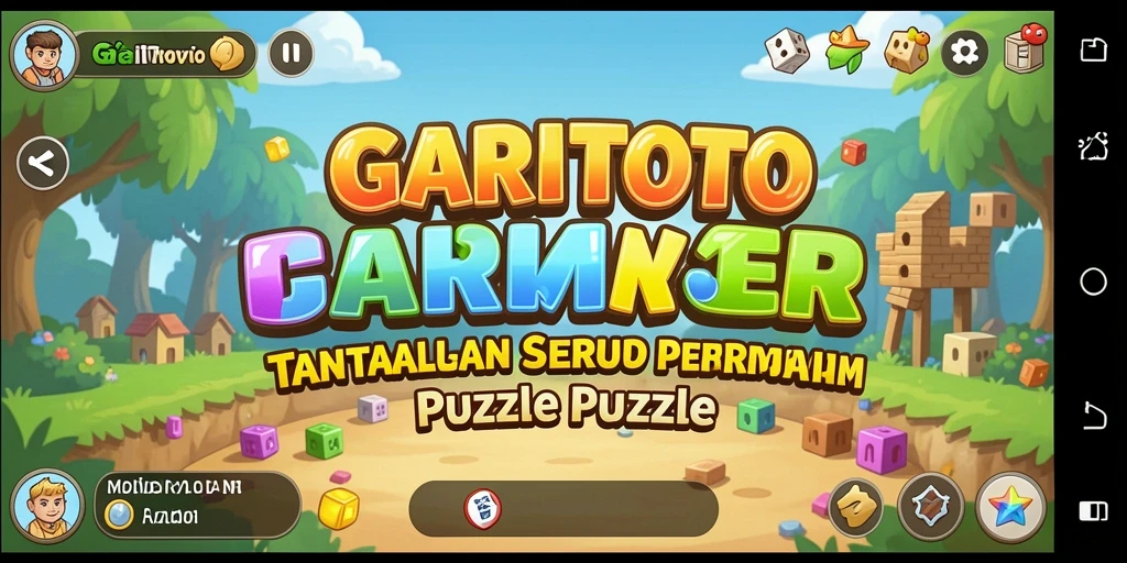 Tangkapan layar GARITOTO menampilkan gameplay puzzle yang menarik.
