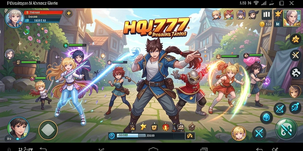 Gameplay seru HQ777 dengan karakter Anime yang menawan.