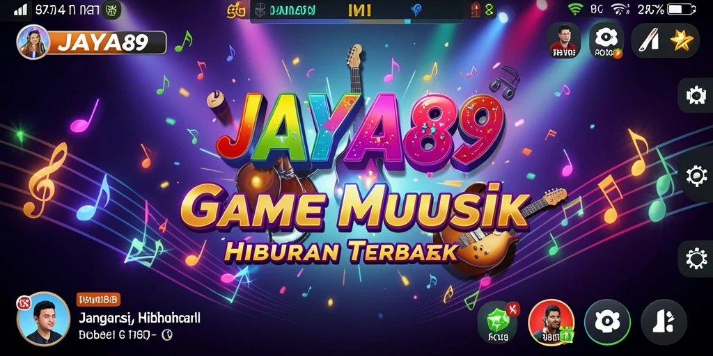 Screenshot gameplay menampilkan keseruan bermain musik di JAYA89.