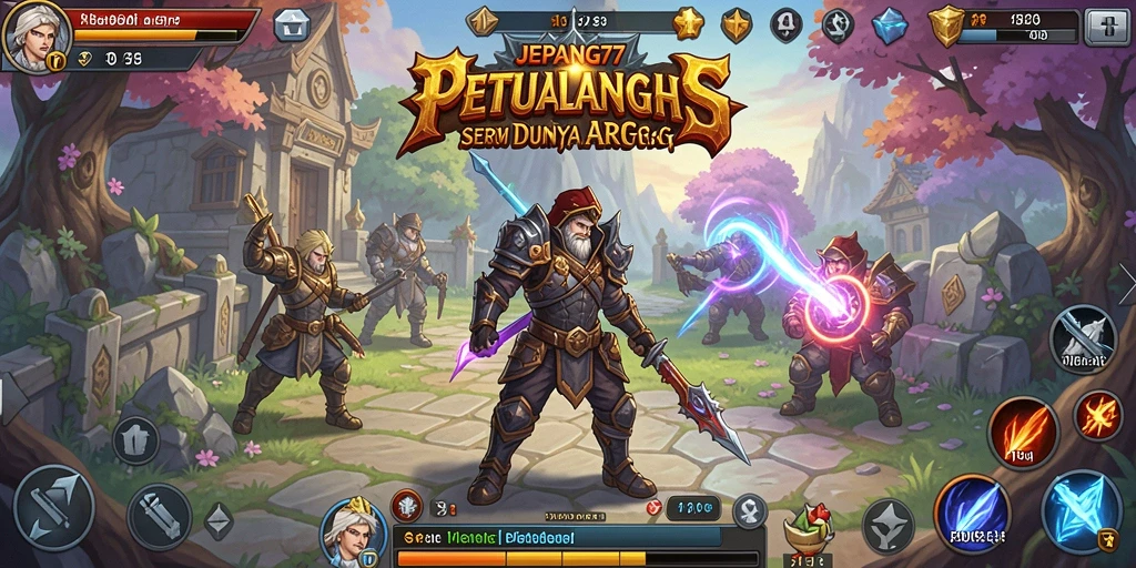 Screenshot menunjukkan momen seru dalam pertempuran ARPG.