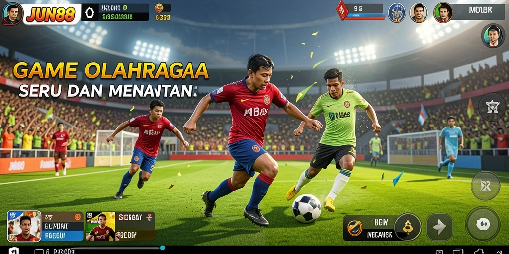 Screenshot gameplay JUN88 menampilkan momen seru saat bertanding.