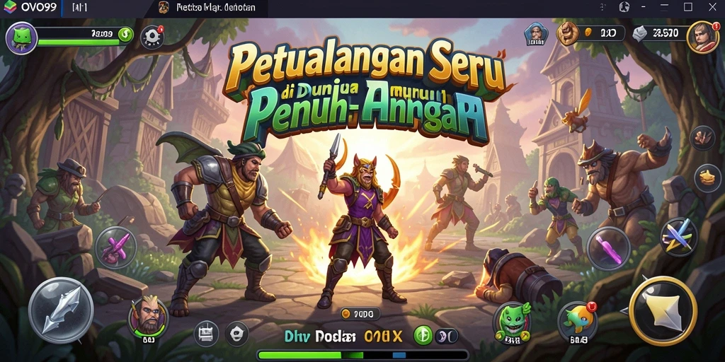 Tangkapan layar OVO99 menampilkan gameplay petualangan yang mendebarkan.