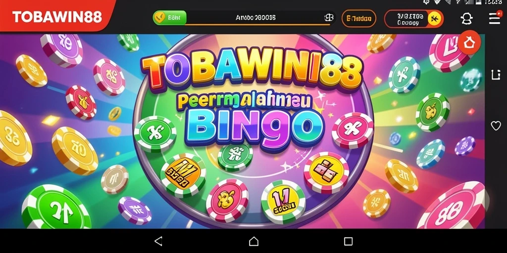 Tampilan penuh warna dan menarik dari permainan Bingo TOBAWIN88.